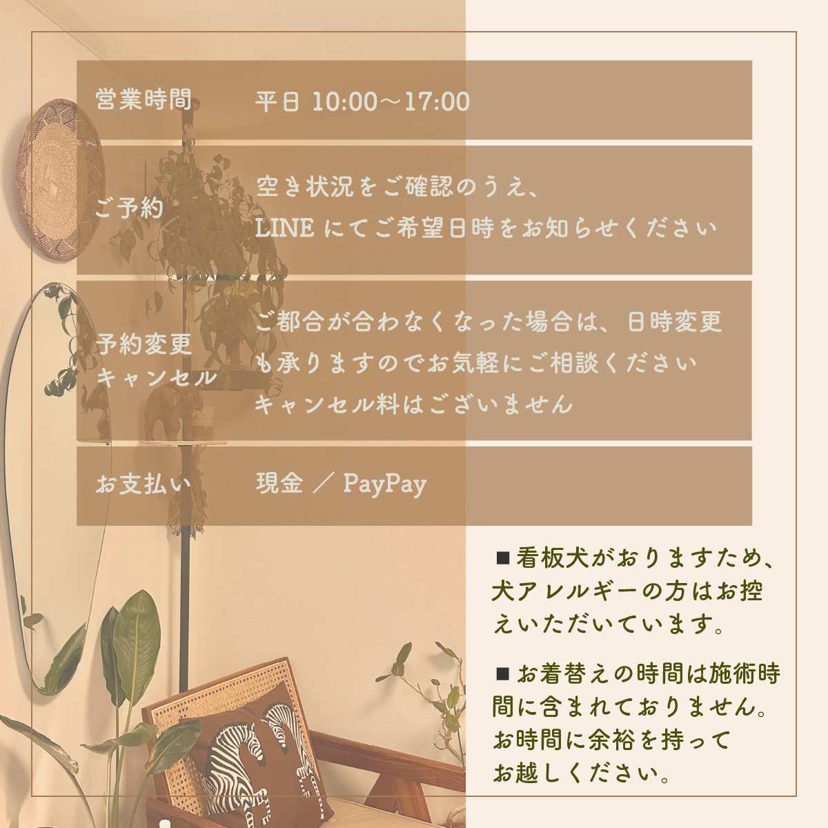 ご来店ガイド